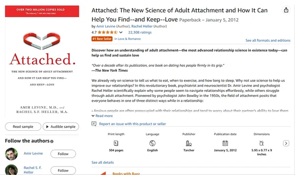 Attached by Amir Levine