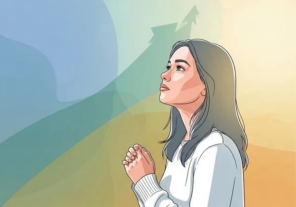 Woman reflecting on her sexual identity