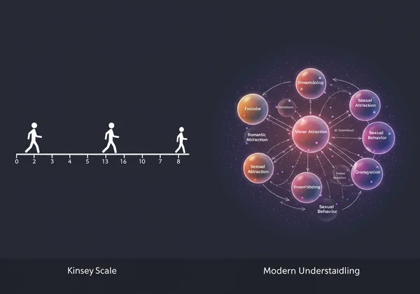 Evolution from linear Kinsey scale to modern multi-faceted view