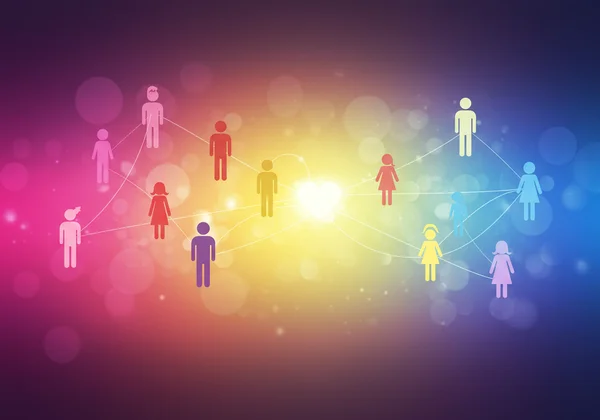 Diverse people connected by love, symbolizing pansexual attraction