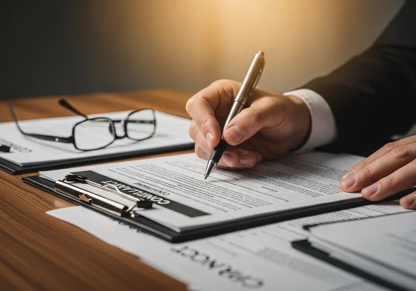 Person completing self assessment form